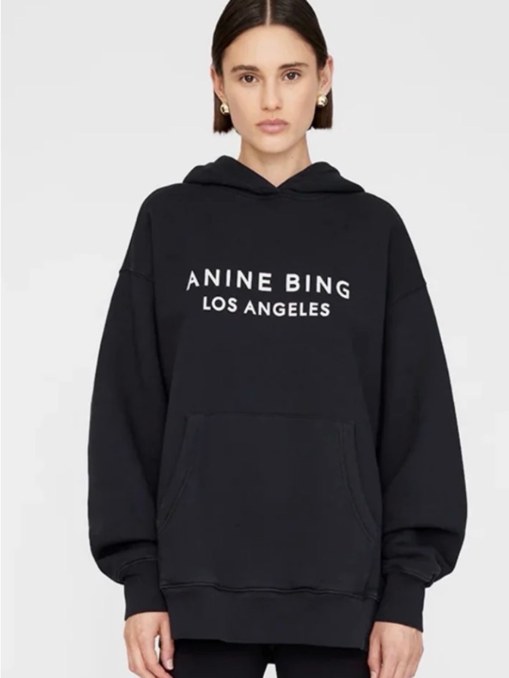 Anine Bing - Alto Black Hoodie